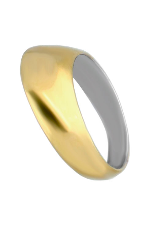Anillo plata Jorge Revilla colección Venice A121-0772OM14 anillo plata chapada marca jorge revilla vista lateral para exponer en parrilla web