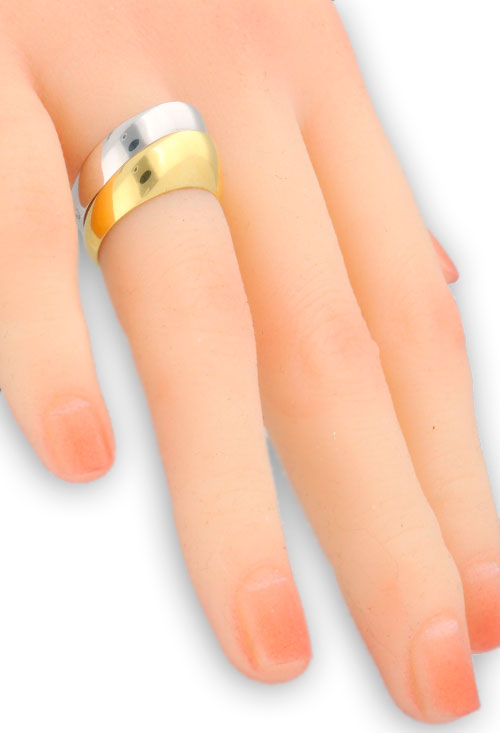 Anillo plata Jorge Revilla colección Venice A121-0772H14 anillo plata jorge revilla acabado plata su color brillo pulido vista fotomontaje dos para parrilla web