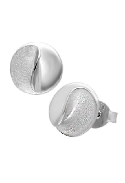 pendientes de plata modelo onda vista sistema de presion diseno jorge revilla