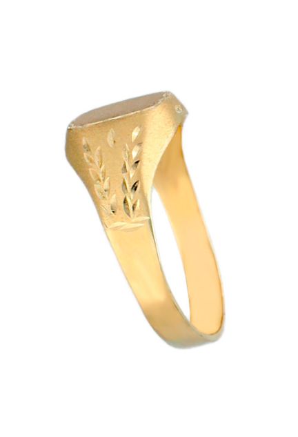 Sello hombre oro 9 kilates 296_9KST0-1 lateral