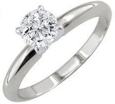 Alianzas de boda de oro blanco Alianza de platino