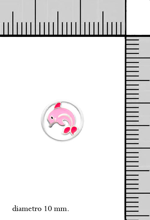 Pendientes plata ley para niña delfines 240_PPL-DELF-R Pendientes plata ley para niña delfines 240_PPL-DELF-R medida