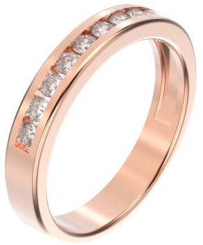 conjunto mujer de oro bicolor 18 kilates con rubies y diamantes vista conjunto100_G438-439