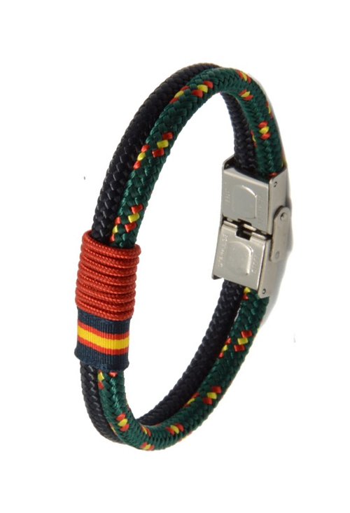 Pulsera España en cordón náutico varios colores PHF-126-1R1A-6L Pulsera España en cordón náutico varios colores PHF-126-1R1A-6L
