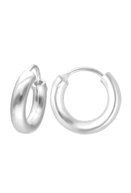 aros plata de ley con 3 mm de grueso y 14 de diametro fotografia para web joyeria online precio especial