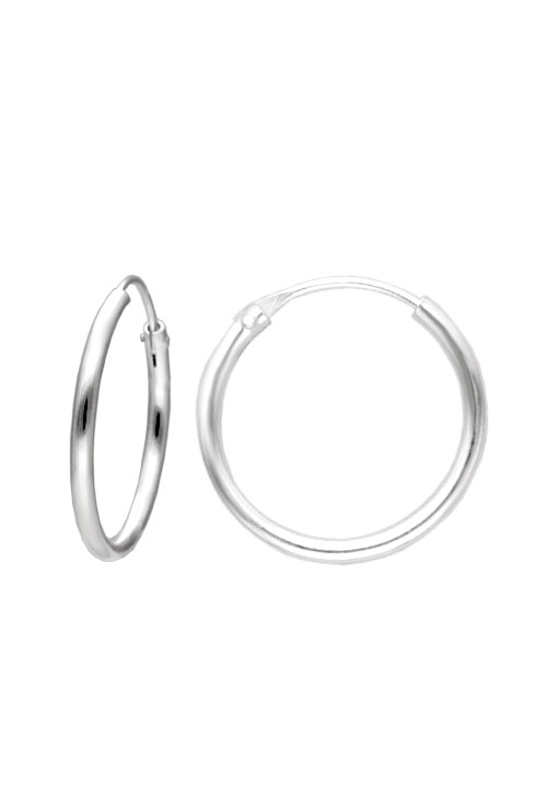 Pendientes de aro plata ley 037_ARO1-14 criolla de plata 14 mm de diametro y 1 mm de grueso foto paqra parrilla web el rubi joyeros toma uno