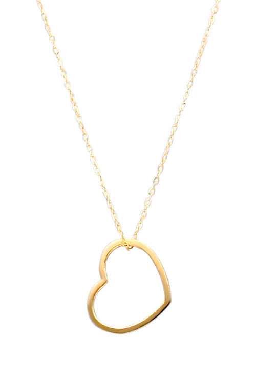 gargantilla de oro 18k motivo corazon fotografia principal para web el rubi joyeros