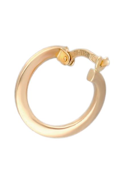 pendientes de aro contrapeado foto detalle oro amarillo 18 kilates