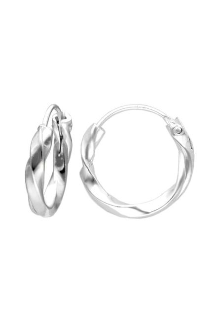 aros chanela rizada de 14 mm foto principal para joyeria online el rubi joyeros