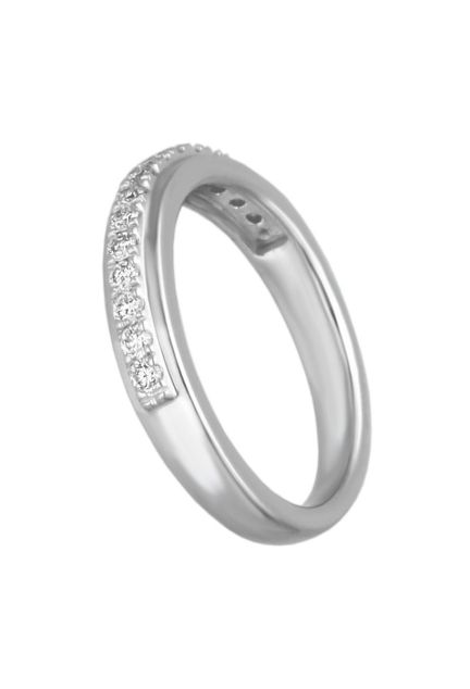 anillo compromiso oro 18k con brillantes media alianza 15 diamantes foto lateral para web el rubi joyeros