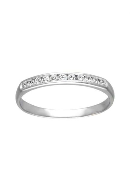 anillo compromiso oro blanco 18 ktes con diamantes talla brillante fotografia para web el rubi joyeros vista de frente