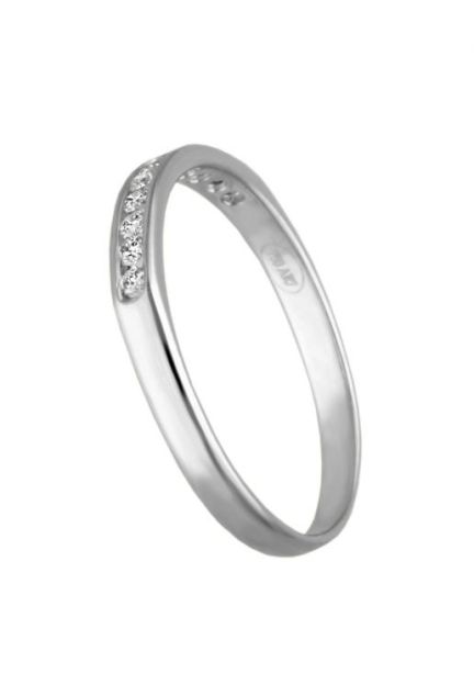 anillo compromiso oro blanco 18 ktes con diamantes talla brillante fotografia para web el rubi joyeros vista de lado