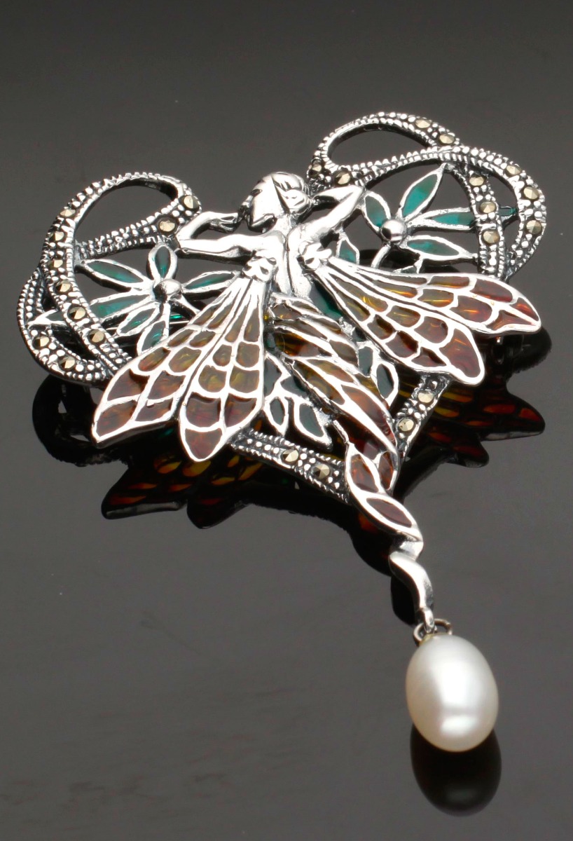 broche de plata hada de los bosques plata ley fotografia fondo negro para parrilla web el rubi joyeros