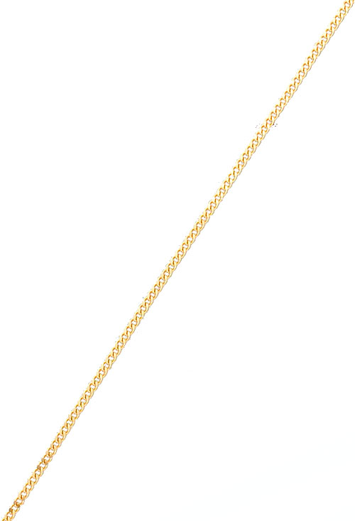 cadena oro 18 kilates eslabones diseño barbado fotografia para web el rubi joyeros toma frontal