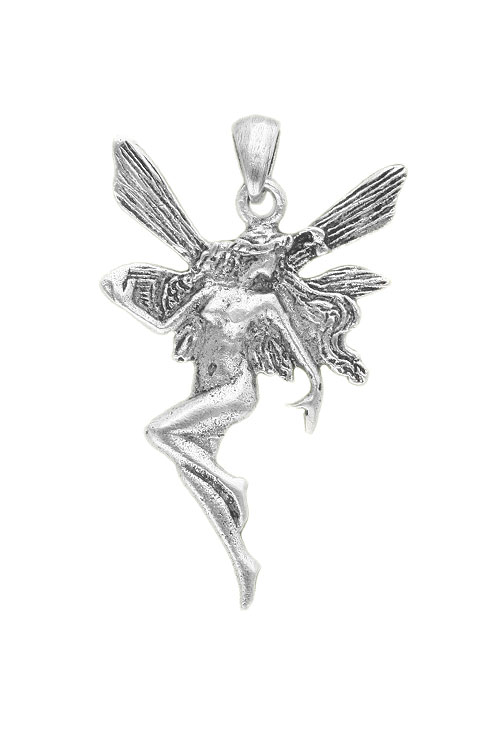 Colgante de plata hada de los bosques 297_820838 colgante de plata hada de los bosques vista frontal para web el rubi joyeros