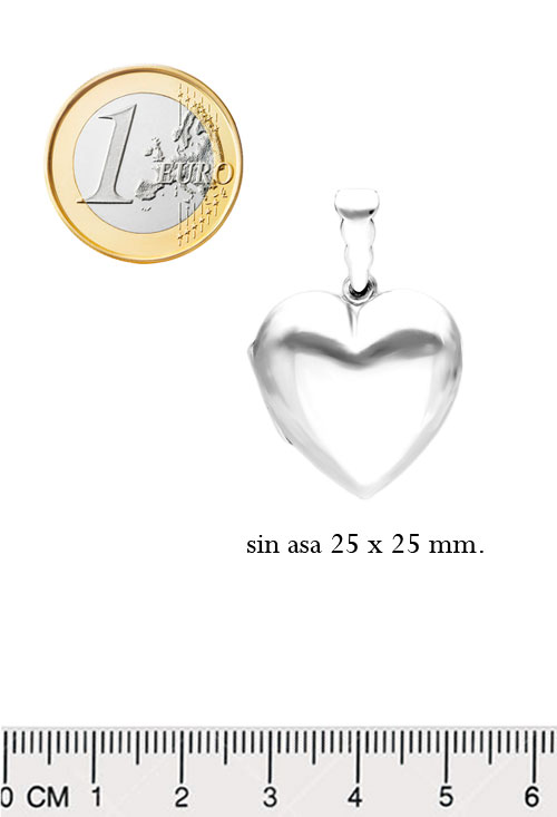 Colgante plata guardapelos corazón 315_44711-117125