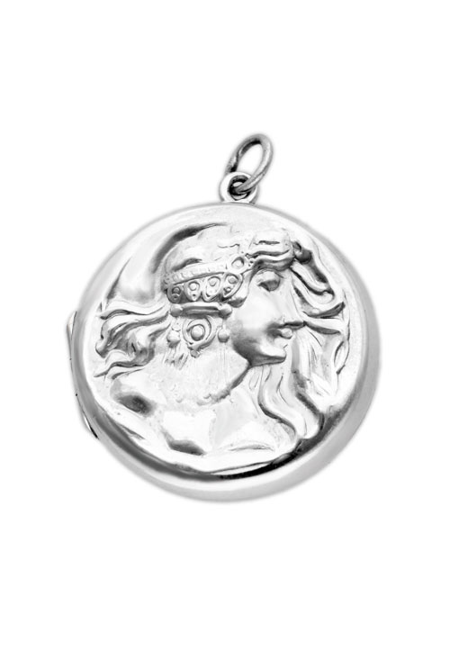Colgante de plata guardapelos 297_825322 colgante guardapelos plata de ley madonna vista frontal