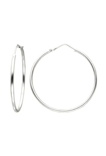 pendientes plata criollas chanela redonda 19 cm de diametro foto principal para web