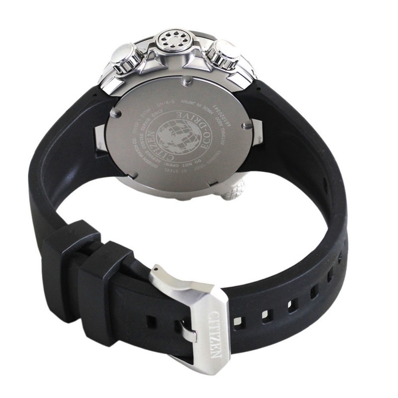 Reloj buceo Citizen Eco Drive Promaster Aqualand BN2024-05E tapa trasera