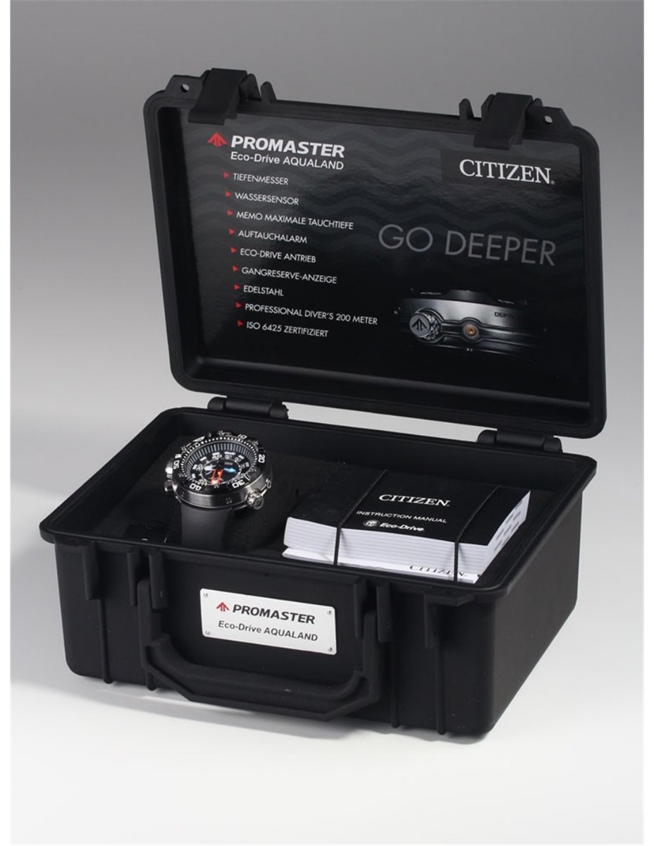 Reloj buceo Citizen Eco Drive Promaster Aqualand BN2024-05E Embalaje Reloj buceo Citizen Eco Drive Promaster Aqualand BN2024-05E