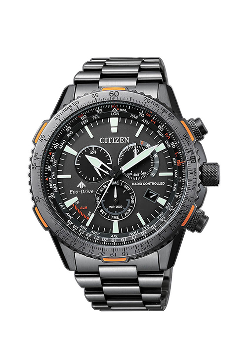 Reloj Citizen Crono Pilot Eco-Drive Radio controlado CB5007-51H