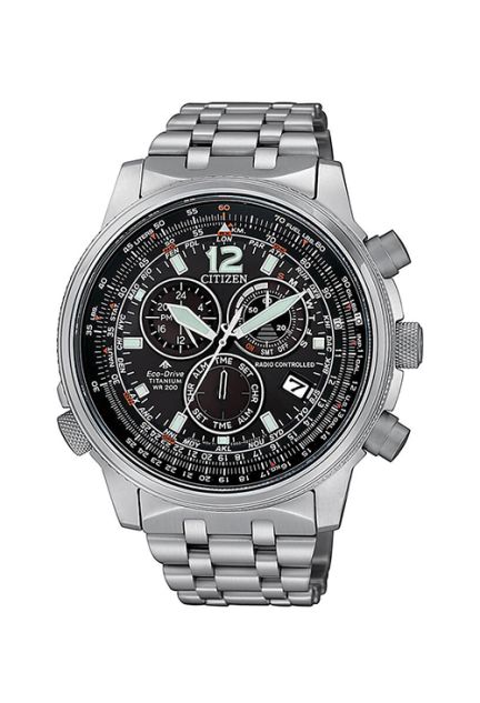 Reloj Citizen Crono Pilot Eco-Drive Radio controlado CB5850-80E