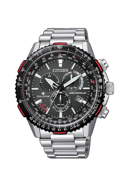 Reloj Citizen Crono Pilot Eco-Drive Radio controlado CB5001-57E_01