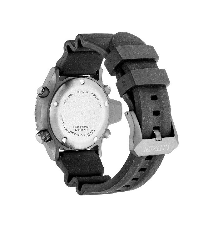 Reloj buceo profesional Citizen Promaster Aqualand I JJP2007-17X Reloj buceo profesional Citizen Promaster Aqualand I JJP2007-17X trasera