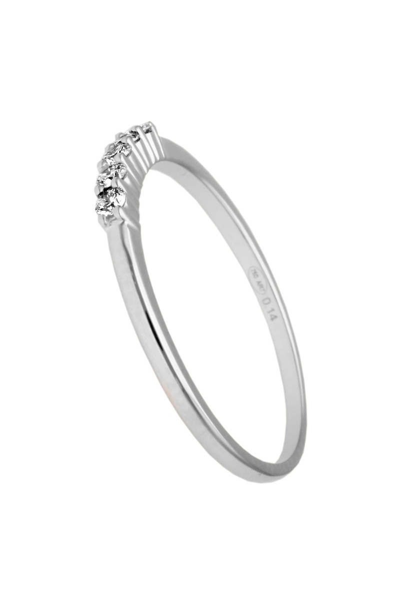 Anillo de compromiso oro blanco y diamantes modelo cintillo 243_EPT-APPRI anillo compromiso media alianza oro blanco 18k y diamantes modelo cintillo foto lateral para la joyeria online el rubi joyeros