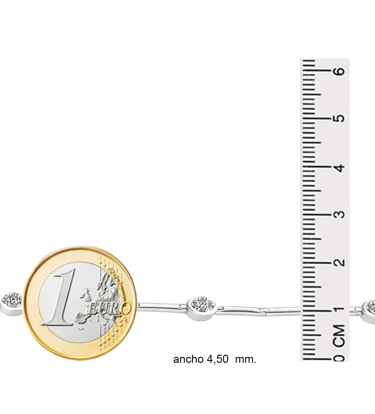 Pulsera de oro blanco 18k y diamantes 038_LO-017-22-MY03 Pulsera de oro blanco 18k y diamantes 038_LO-017-22-MY03 - Imagen 7