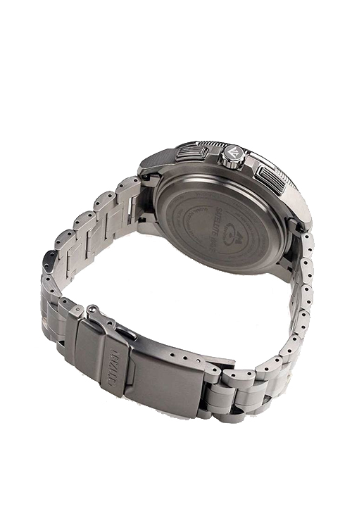 Reloj Citizen Satelite Wave titanio Duratec Eco Drive CC9020-54E trasera