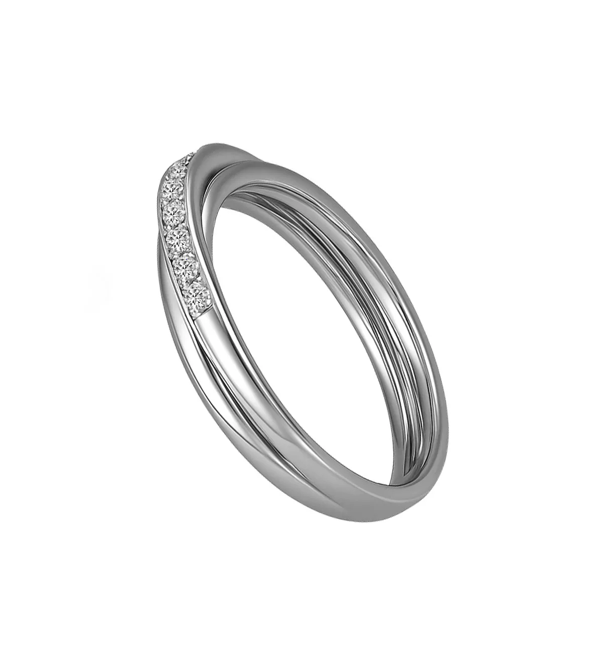 Anillo de compromiso oro 18K brazos cruzados 243_RLT-APITE anillo-de-oro-blanco-y-diamantes-naturales-brazos-cruzados-243_rlt-apite toma oblicua