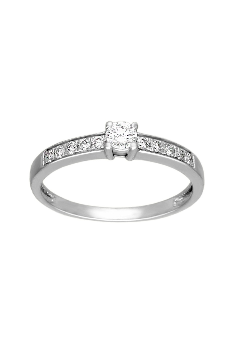 Anillo de compromiso oro blanco con diamantes 243_RHT-APREA anillo de compromiso oro blanco 18 kilates con diamantes peso total 0,30 quilates fotografia frontal para parrilla web joyeria online el rubi joyeros