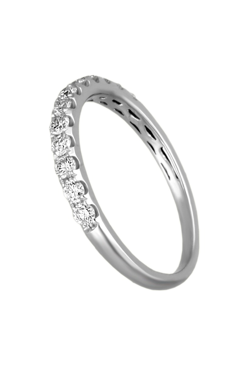 Anillo de compromiso media alianza oro blanco con diamantes 243_RLT-APHIL anillo de compromiso oro blanco 18 kilates con 12 diamantes talla brillante fotografia lateral para web el rubi joyeros