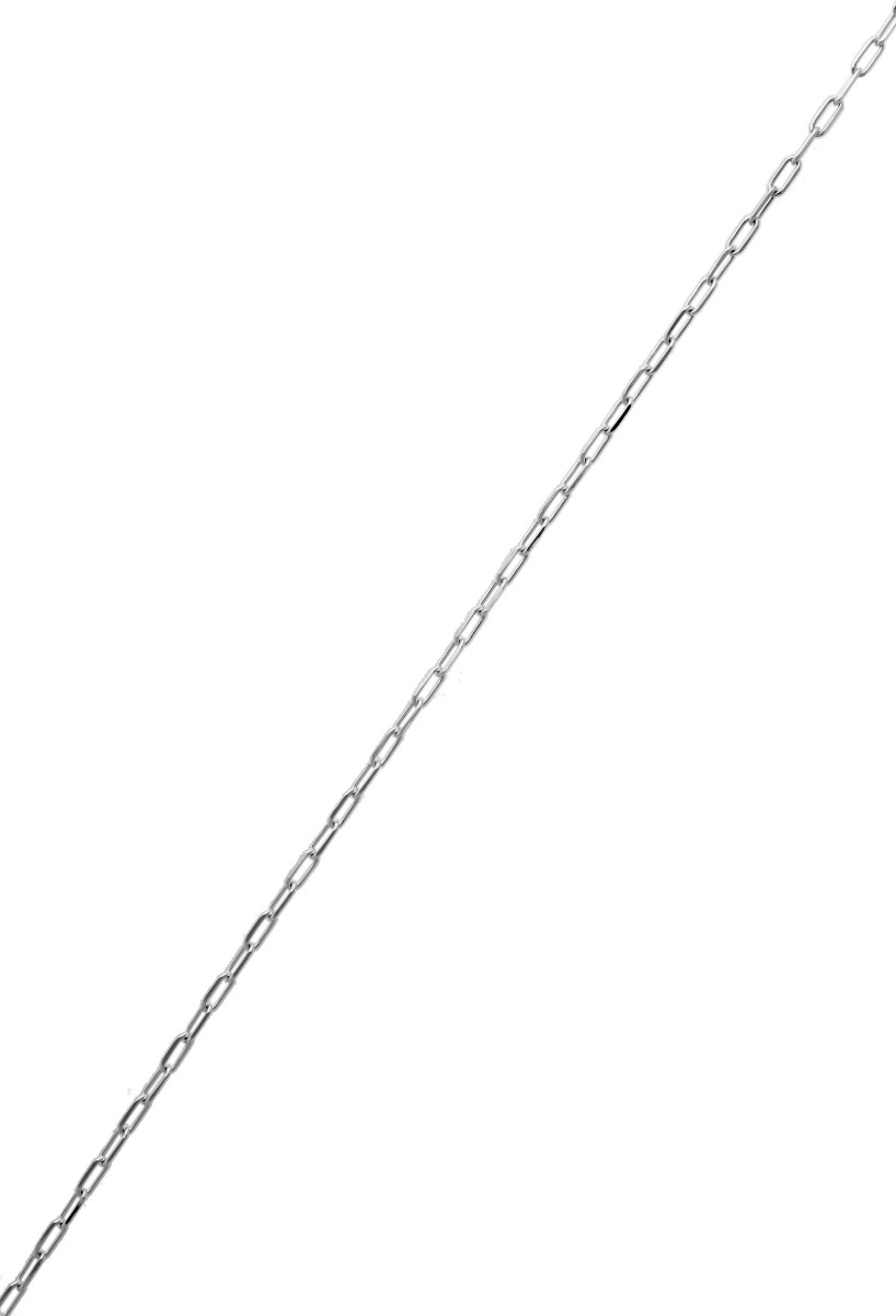 Cadena de plata eslabón forzado alargado 45 cm de largo 126_SNL50-45-0
