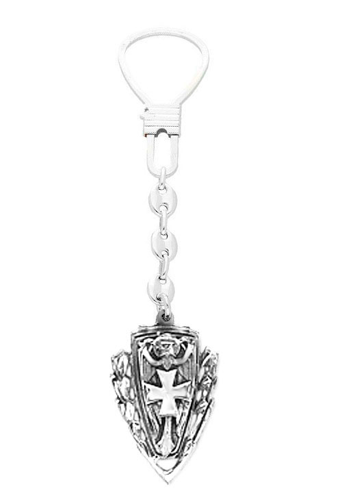 Llavero plata ATS 28_I-0020-ATS llavero plata para ATS fotografia para web el rubi joyeros toma de frente