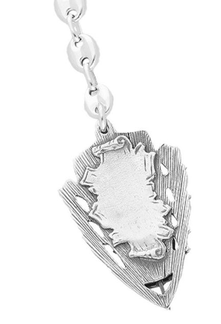 llavero de plata profesiones y carreras anagrama de economicas vista trasera foto para web el rubi joyeros