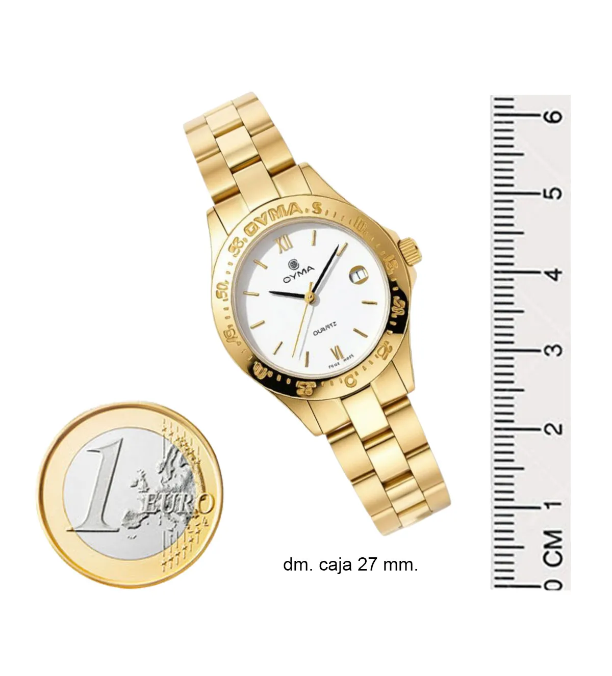 Reloj de oro 18 kilates para mujer CYMA 231_1801737 reloj de oro 18k para mujer marca CYMA 231_1801737_M