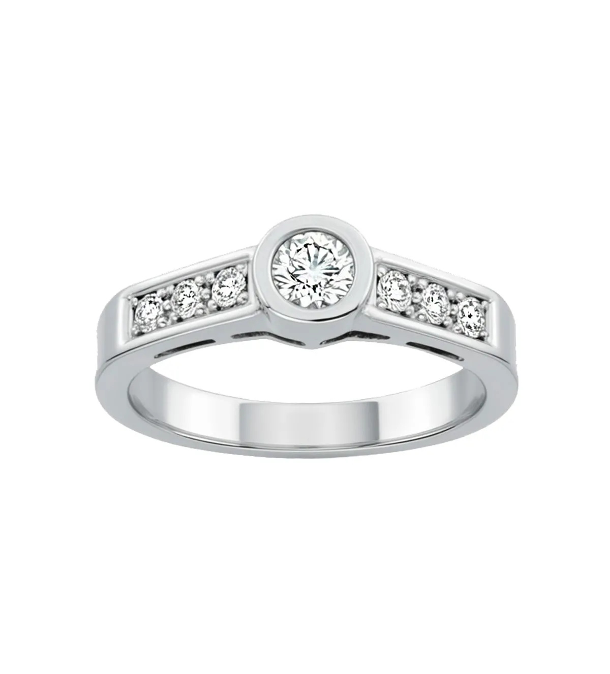 Anillo de compromiso oro blanco 18k y brillantes 231_W807R anillo-de-compromiso-oro-blanco-con-diamantes-231_w807r