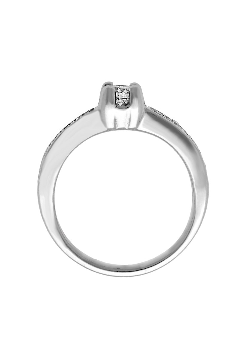 Anillo de compromiso oro blanco 18k y brillantes 231_W763R anillo compromiso oro blanco 18 kilates con diamantes fotografia para web el rubi joyeros toma cenital