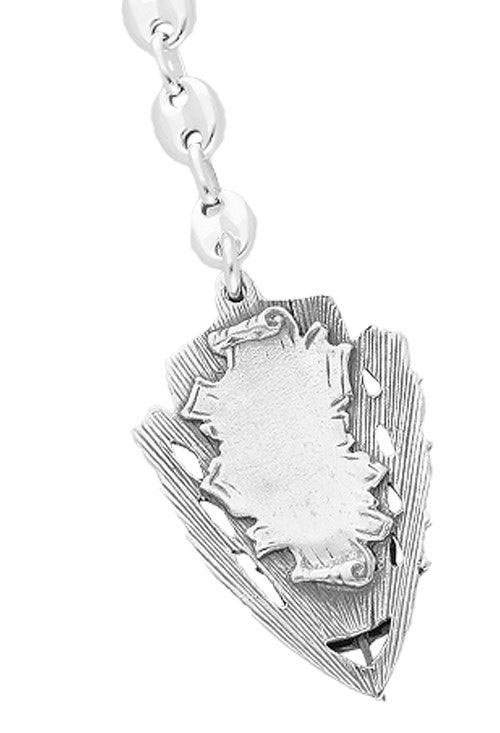 Llavero plata Carrera de Ingeniero de Minas 028_I-0020-MIN llavero plata ingeniero de minas vista trasera para web el rubi joyeros