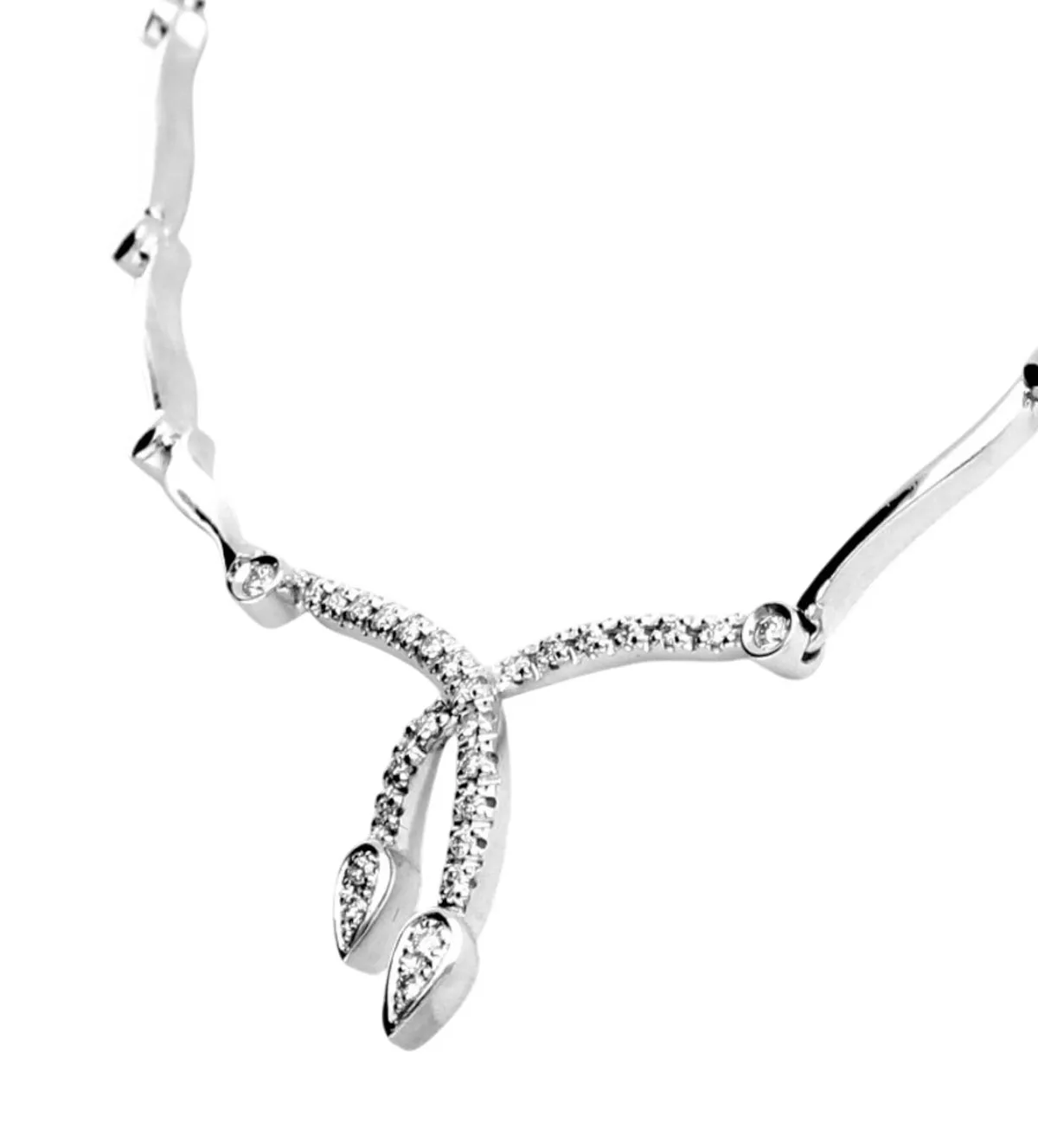 Gargantilla de oro blanco 18k con diamantes 231_W897N gargantilla de oro blanco con brillantes 231_W897N_02