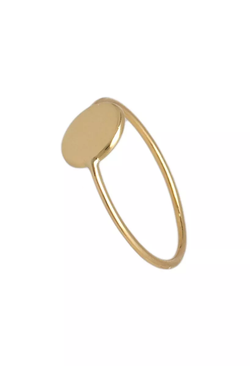 Anillo de oro amarillo motivo circular 030_2393-SOR anillo oro amarillo 18 kilates vista lateral para parrilla web