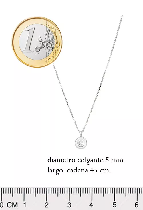 Gargantilla oro blanco 18k motivo circular con brillante 243_ETT-AAHHAR gargantilla oro blanco 18 kilates con diamante talla brillante fotografia para parrilla web el rubi joyeros toma cinco