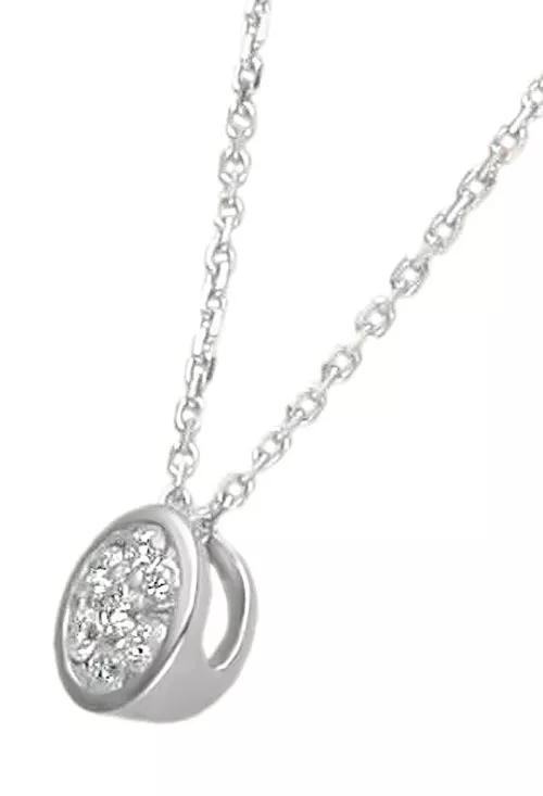 Gargantilla oro blanco 18k motivo circular con brillantes 243_RLT-APSHO gargantilla oro blanco y diamantes foto para parrilla online el rubi foto B