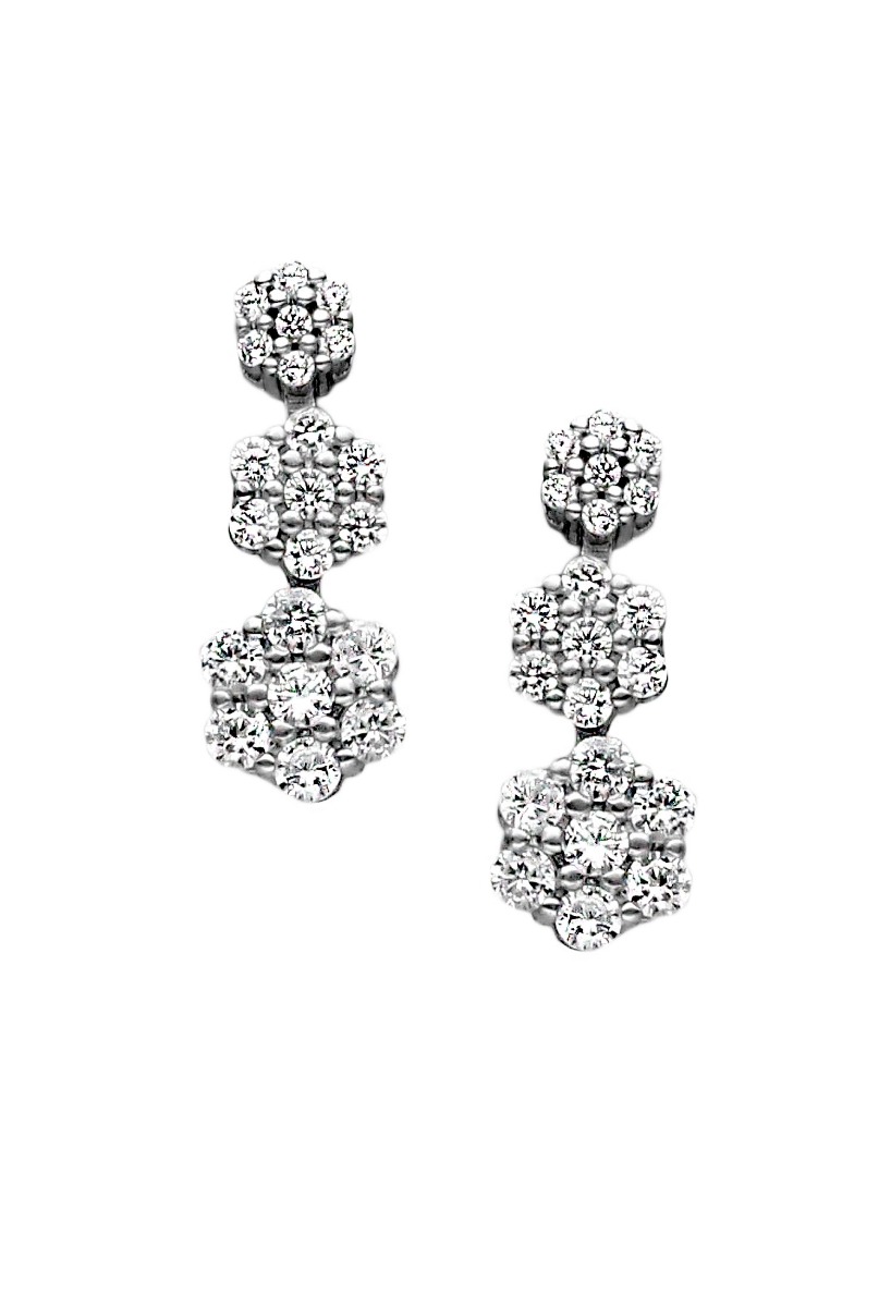 Pendientes largos plata de ley con circonitas 280_2024046 Pendientes largos plata de ley con circonitas 280_2024046