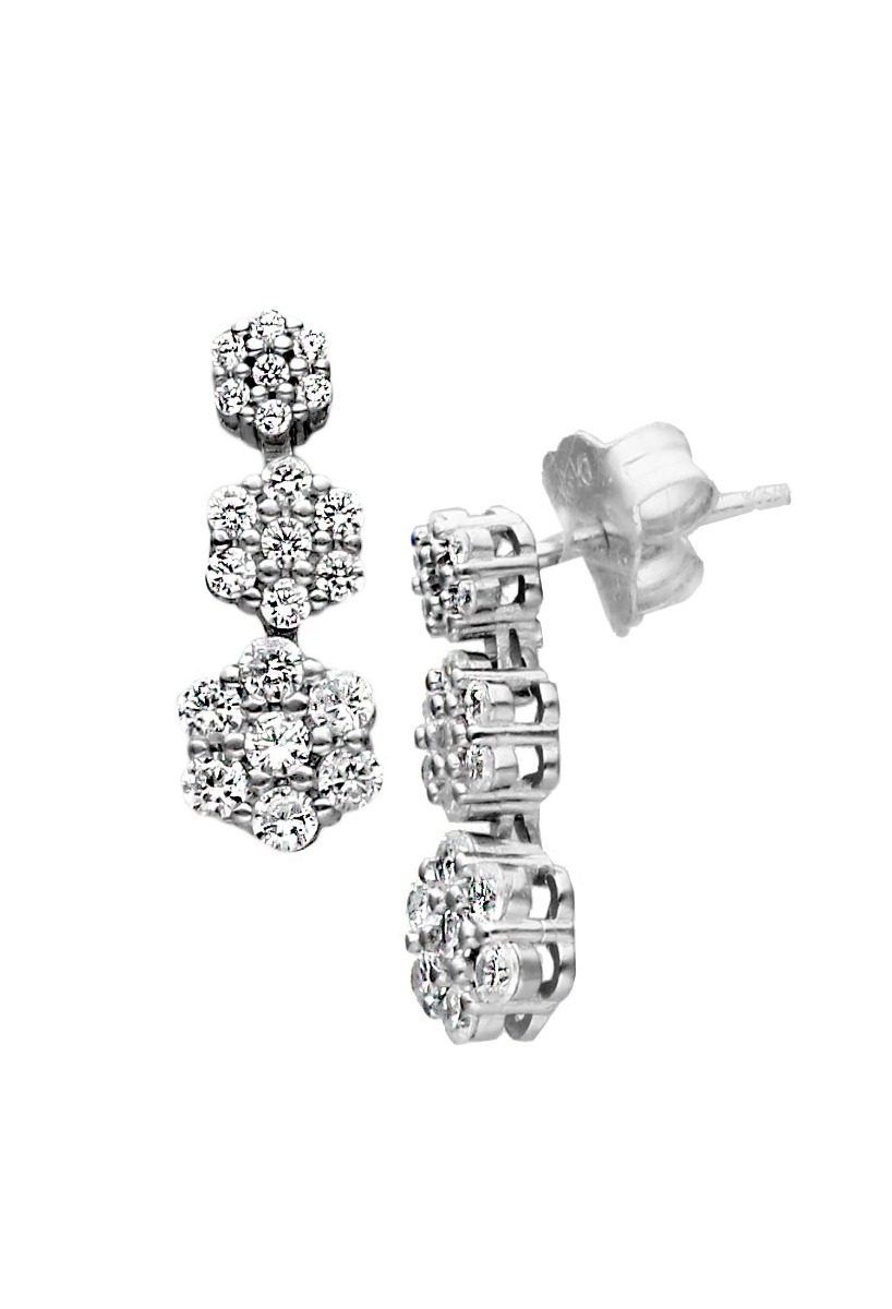 Pendientes largos plata de ley con circonitas 280_2024046 Pendientes largos plata de ley con circonitas 280_2024046 -segunda foto