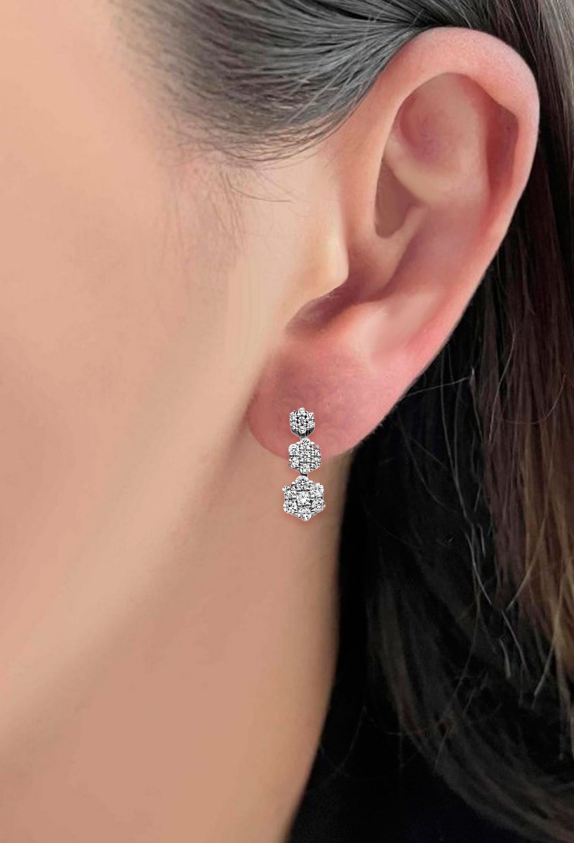 Pendientes largos plata de ley con circonitas 280_2024046 Pendientes largos plata de ley con circonitas 280_2024046 puesta