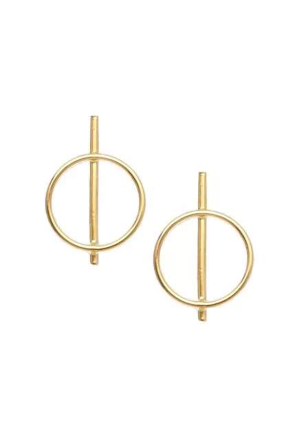 pendientes oro 18 kilates fotografia para venta en joyeria online toma frontal