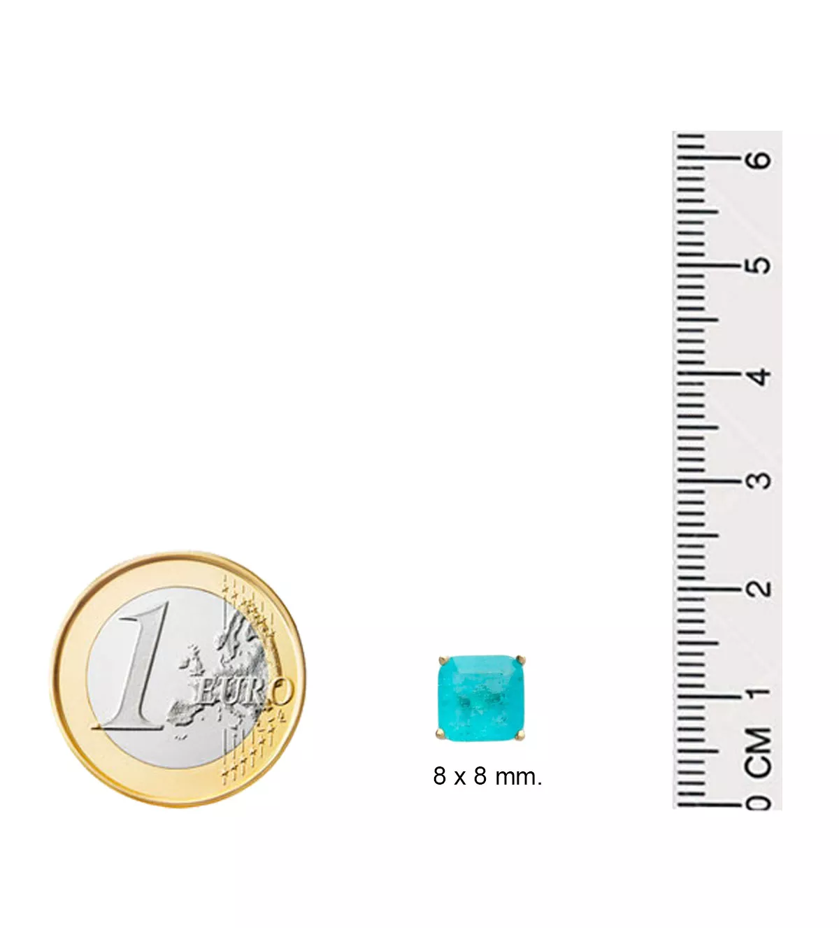 Pendientes de oro 18K "PRADO" pendientes PRADO cuarzo verde y oro amarillo 18k